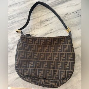 Fendi Brown and Black Zucca Women's Bag